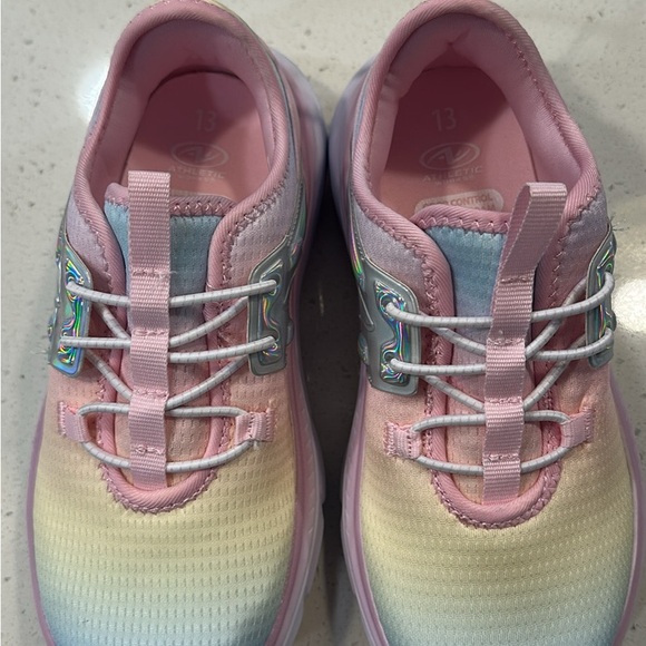 Athletic Works Kids' Pink and Blue Sneakers - Picture 1 of 3